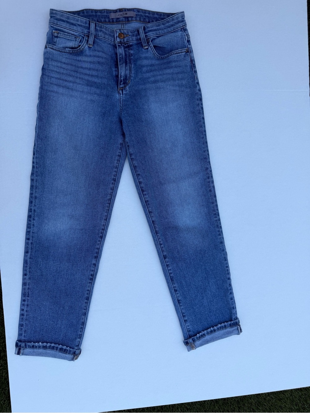 Joe's Jeans Niki Boyfriend Jeans in Medium Blue Wash